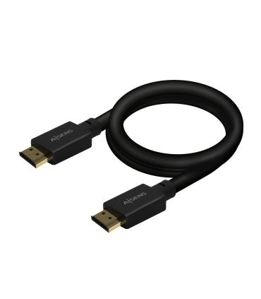 Cable HDMI 2.1 8K Aisens A150-0680  HDMI Macho - HDMI Macho  5m  Certificado  Negro