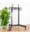 Soporte De Suelo Elctrico Con Ruedas TooQ FSM02-B Para TV 55-100'  Hasta 120kg
