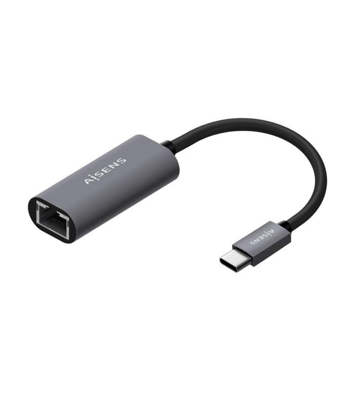 Adaptador USB Tipo-C - RJ45 Aisens A109-0709  1000Mbps