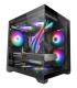 Caja Gaming Minitorre Mars Gaming MC-VIEW2  Negra