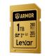 LEXAR 1TB PROFESSIONAL ARMOR GOLD SDXC UHS-II CARDS,  UP TO 280MB/S READ 210MB/S WRITE C10 V60 U3,STAINLESS STEEL CASING, IP68