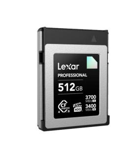 LEXAR 512GB PROFESSIONAL CFEXPRESS 4.0 TYPE-B CARD, UP TO 3700MB/S READ 3400MB/S WRITE. VPG 400