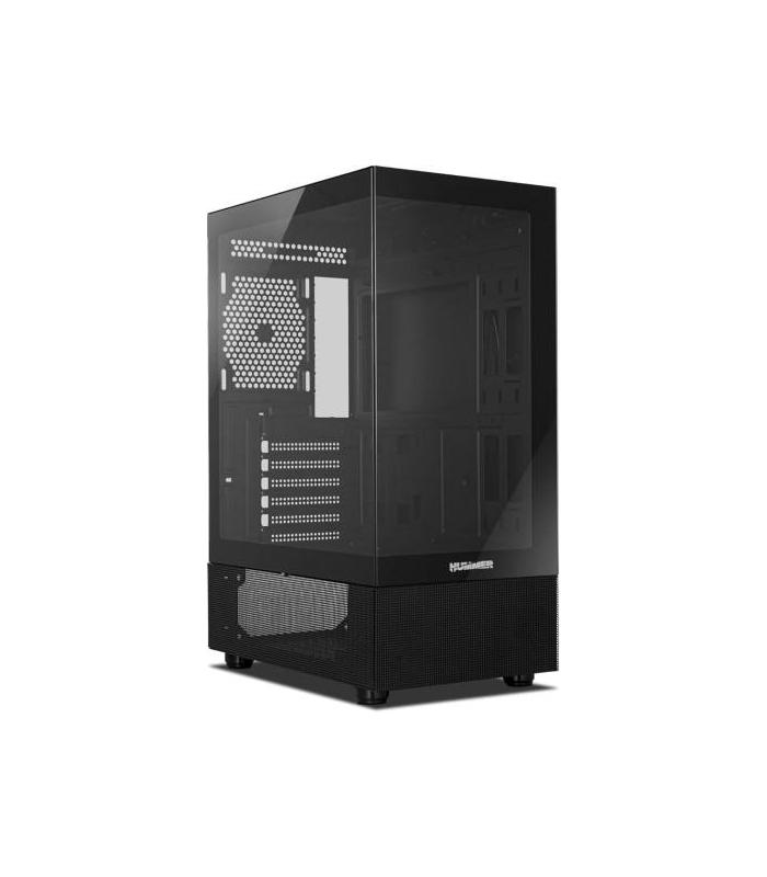 NOX CAJA ATX HUMMER VISION. SEMITORRE COMPACTA. USB 3.0. NEGRA