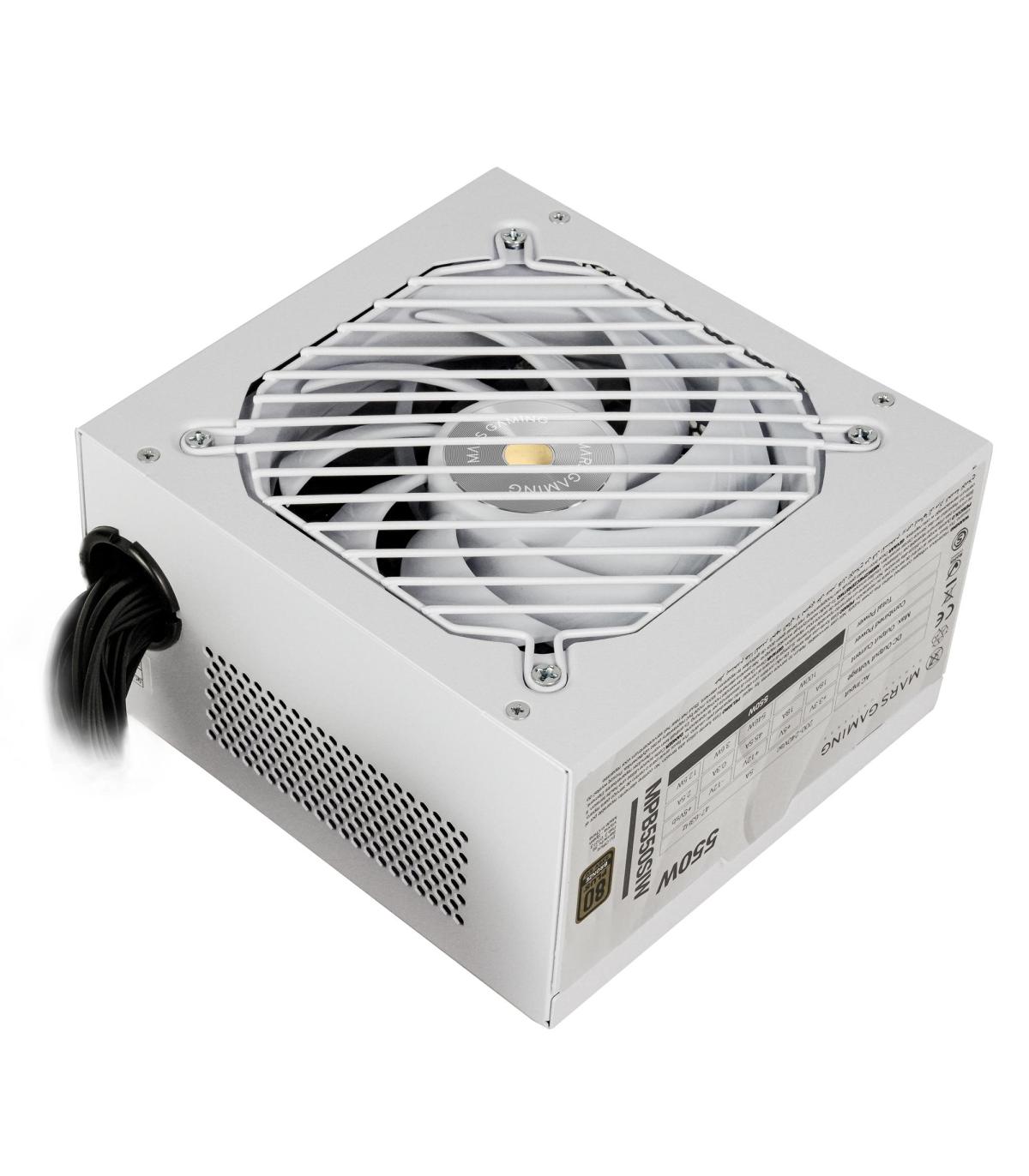 Fuente De Alimentacin Mars Gaming MPB550SI  550W  Ventilador 12cm  80 Plus Bronze