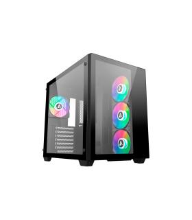 CAJA ATX ABYSM GAMING DANUBE SAVA 285 BX203  BLACK ARGB AB128512