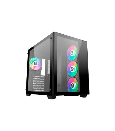 CAJA ATX ABYSM GAMING DANUBE SAVA 285 BX203  BLACK ARGB AB128512