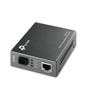 CONVERTIDOR TP-LINK RJ45 10 100 A FIBRA MONOMODO SC