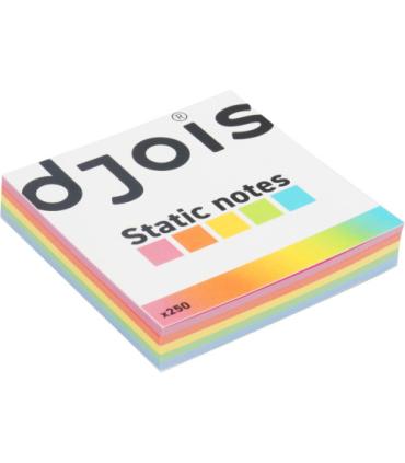 BLOC 250 NOTAS ELECTROSTTICAS (S) 75X75MM. 5 COLORES SURTIDOS TARIFOLD 200610