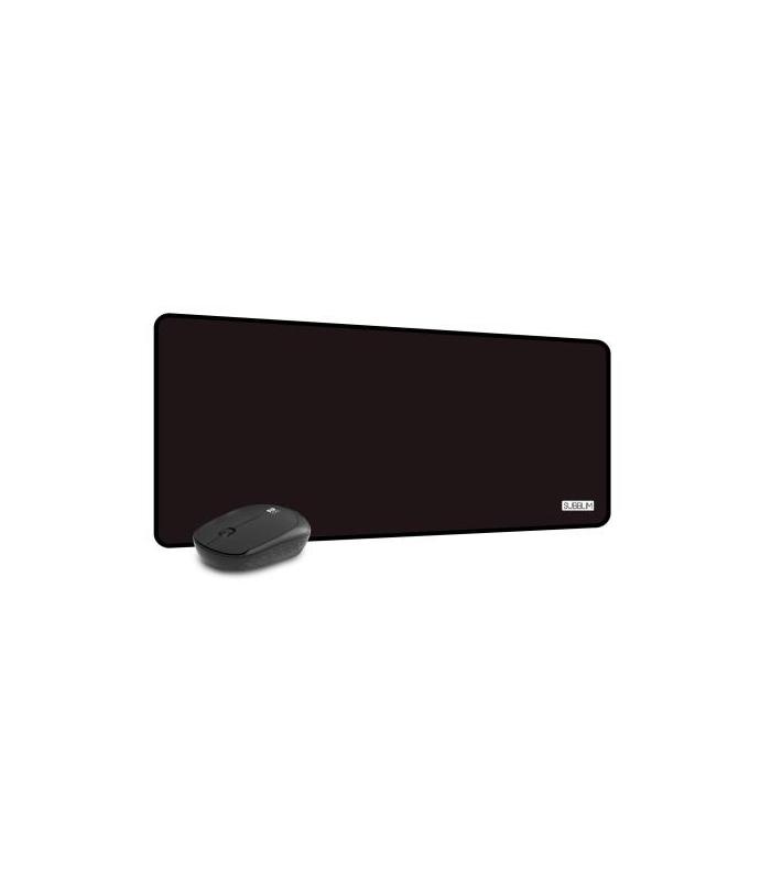 SUBBLIM Alfombrilla con Ratn Harmony Pack Mousepad XL + Wireless Mouse Black