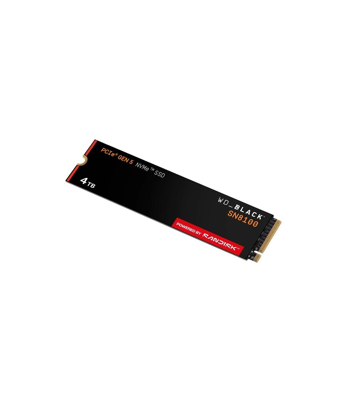 WD Black SN8100 SSD 4TB PCIe Gen5x4 14900 MB-s