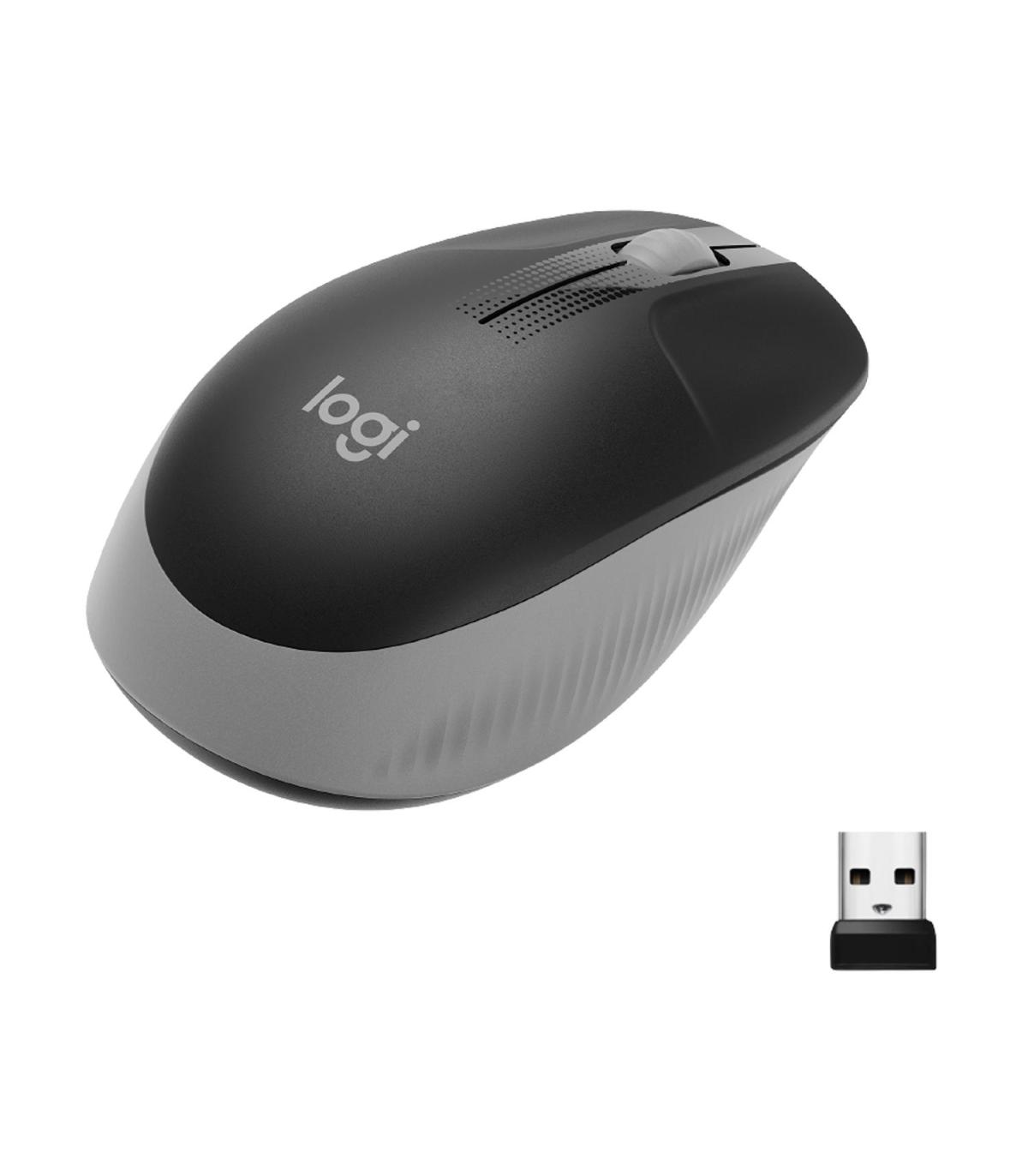 RATON LOGITECH INALAMBRICO M190 USB GRIS MEDIO 910-005906