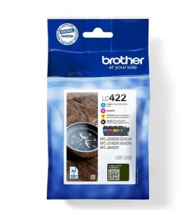 Cartucho de Tinta Original Brother LC422VAL Multipack/ Cian/ Magenta/ Amarillo/ Negro