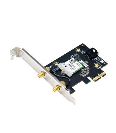 Tarjeta De Red Inalmbrica-PCI Express Asus PCE-BE6500  6500Mbps  2.4 5 6GHz