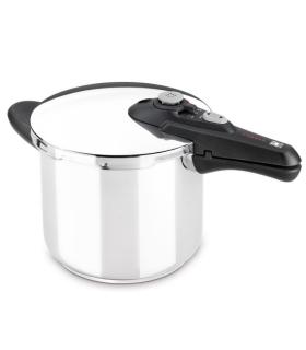 Olla a Presin Bra Vitesse A185102/ 22cm/ 6L/ Acero Inoxidable/ Apta para Induccin