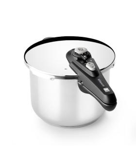 Olla a Presin Bra Vitesse A185104/ 24cm/ 9L/ Acero Inoxidable/ Apta para Induccin
