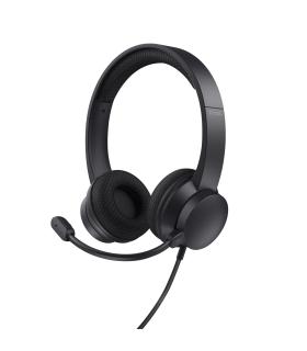Auriculares Trust HS-260  Con Micrfono  USB  Negros