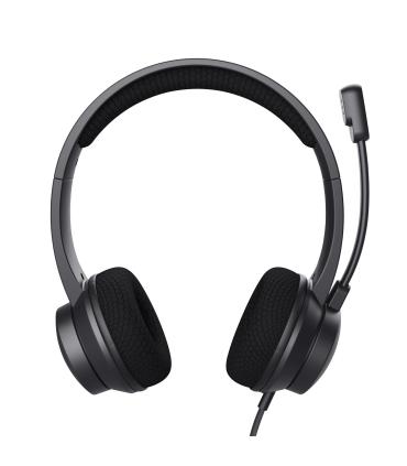 Auriculares Trust HS-260  Con Micrfono  USB  Negros