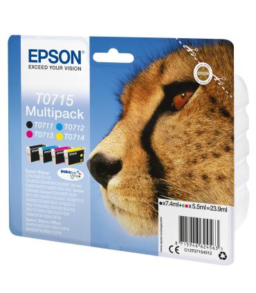 PACK DE CARTUCHOS 4 COLORES (CMYK) EPSON T0715