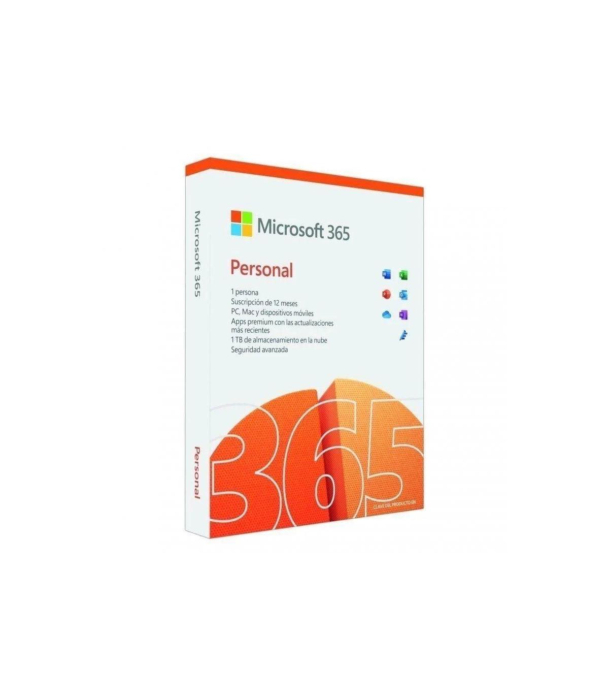 Microsoft 365 Personal/ 1 Usuario/ 1 Ao