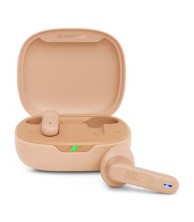 Auriculares Bluetooth JBL Wave Flex Con Estuche De Carga  Autonoma 8h  Beige