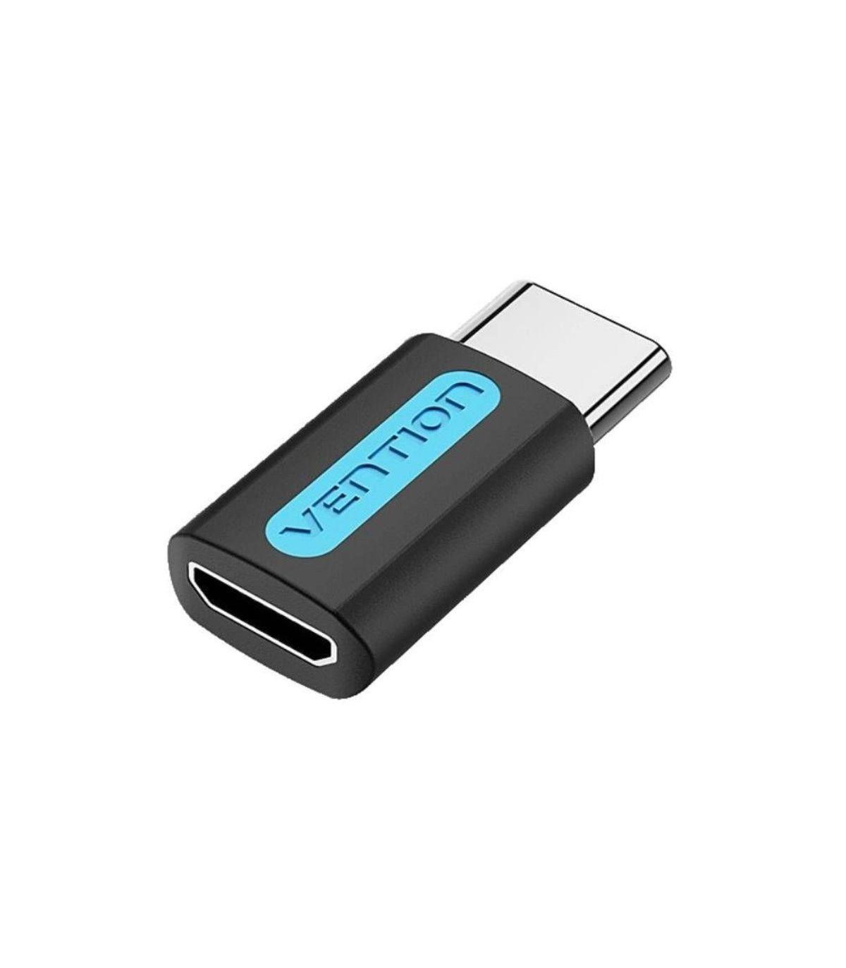 Adaptador USB Vention CDXB0/ USB Tipo-C Macho - MicroUSB Hembra