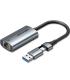 Adaptador USB/USB Tipo-C - RJ45 Vention CFQHB/ 1000Mbps