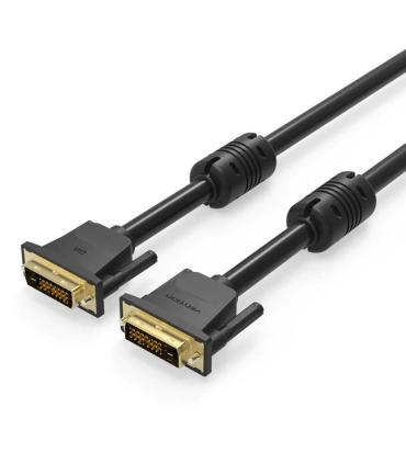 Cable DVI Vention EAABG/ DVI-D Macho - DVI-D Macho/ 1.5m/ Negro