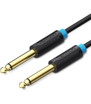 Cable Mono Vention BAABF/ Jack 6.5 Macho - Jack 6.5 Macho/ 1m/ Negro