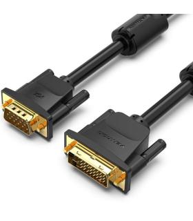 Cable Conversor Vention EACBF/ DVI-I Macho - VGA Macho/ 1m/ Negro