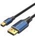 Cable Conversor DisplayPort 1.4 8K Vention HCFLH/ DisplayPort Macho - Mini DisplayPort Macho/ 2m/ Negro y Azul