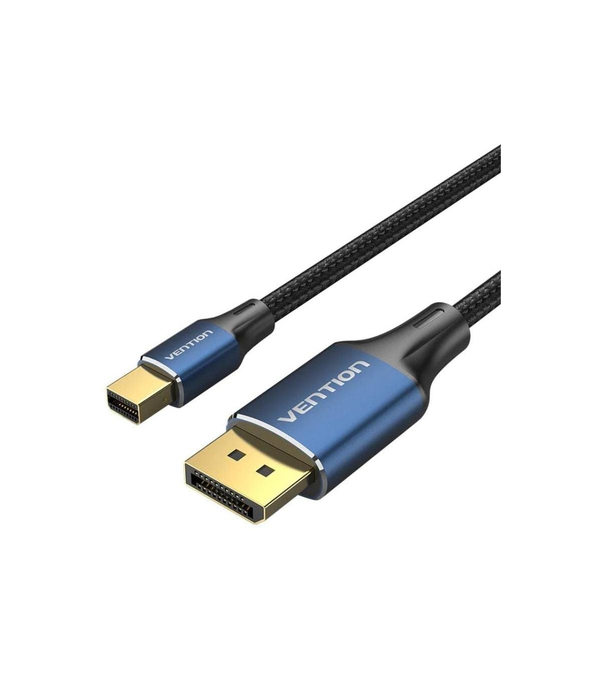 Cable Conversor DisplayPort 1.4 8K Vention HCFLH/ DisplayPort Macho - Mini DisplayPort Macho/ 2m/ Negro y Azul