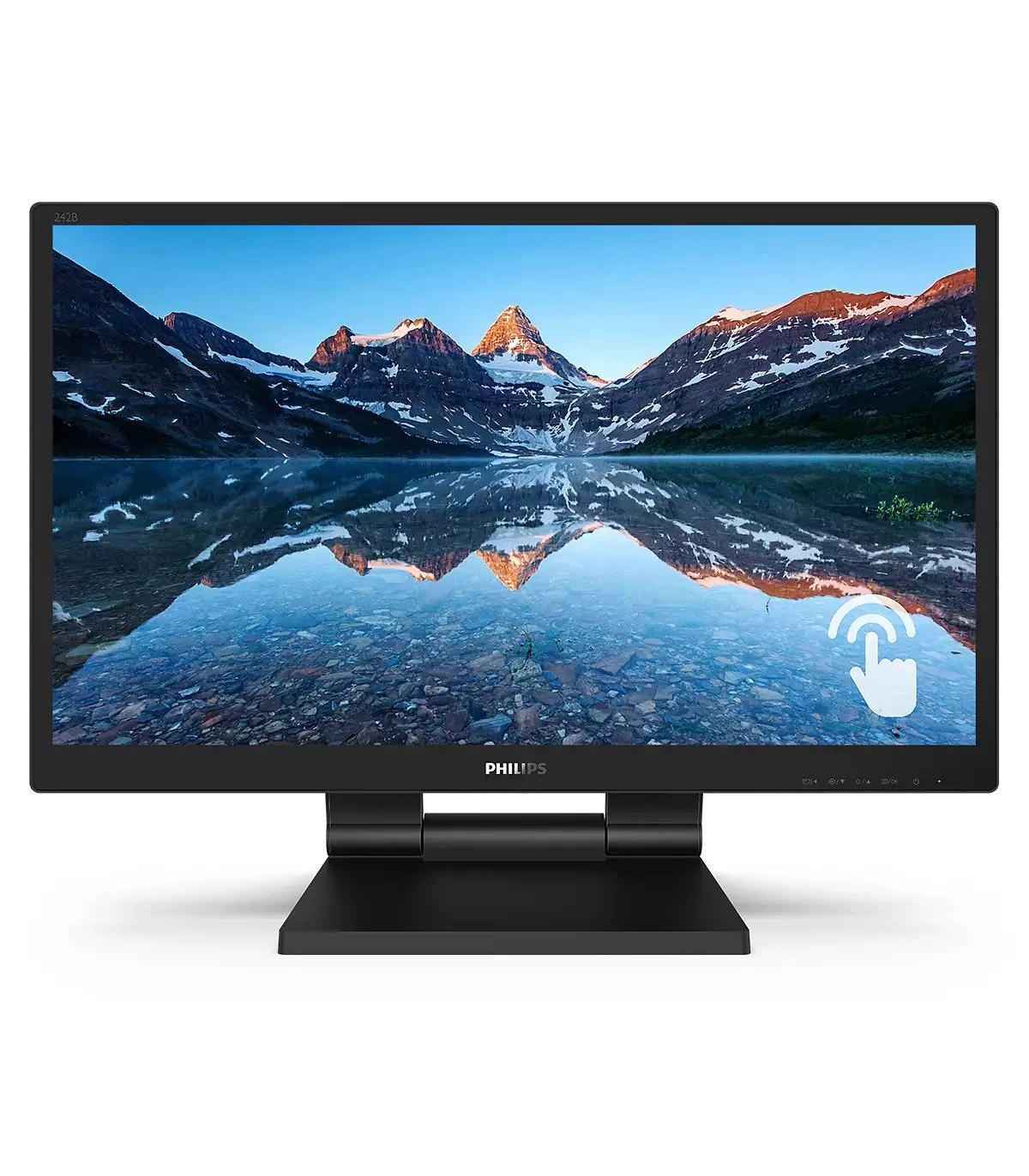 Monitor Profesional Tctil Philips 242B9T 23.8'  Full HD  Multimedia  Negro