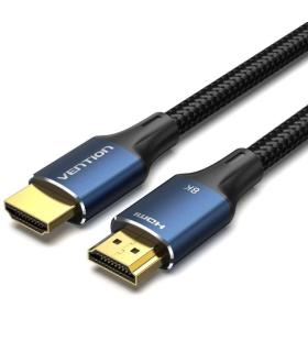 Cable HDMI 2.1 8K Vention ALGLF/ HDMI Macho - HDMI Macho/ 1m/ Azul