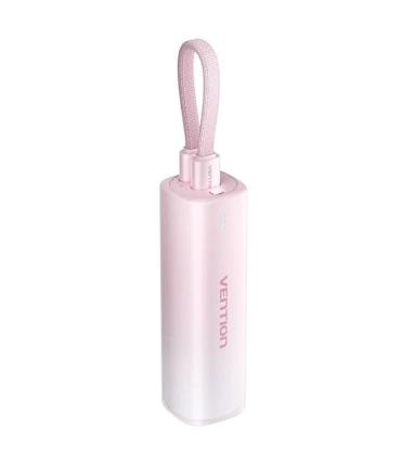 Powerbank 5000mAh Vention FHWR0/ 20W/ Rosa