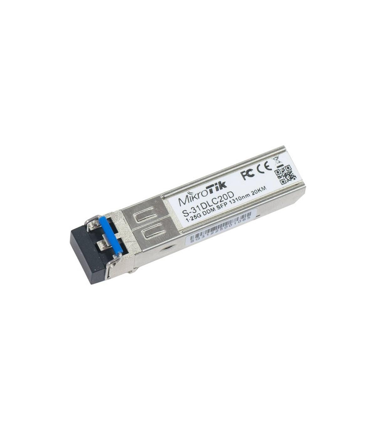 MikroTik S-31DLC20D Modulo SFP Mono Modo 20Km