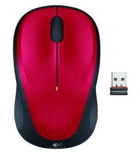 Ratn Inalmbrico Logitech M235  Hasta 1000 DPI  Rojo