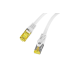 CABLE RED LANBERG LATIGUILLO CAT.6A S/FTP LSZH CU 10M GRIS FLUKE  PASSED