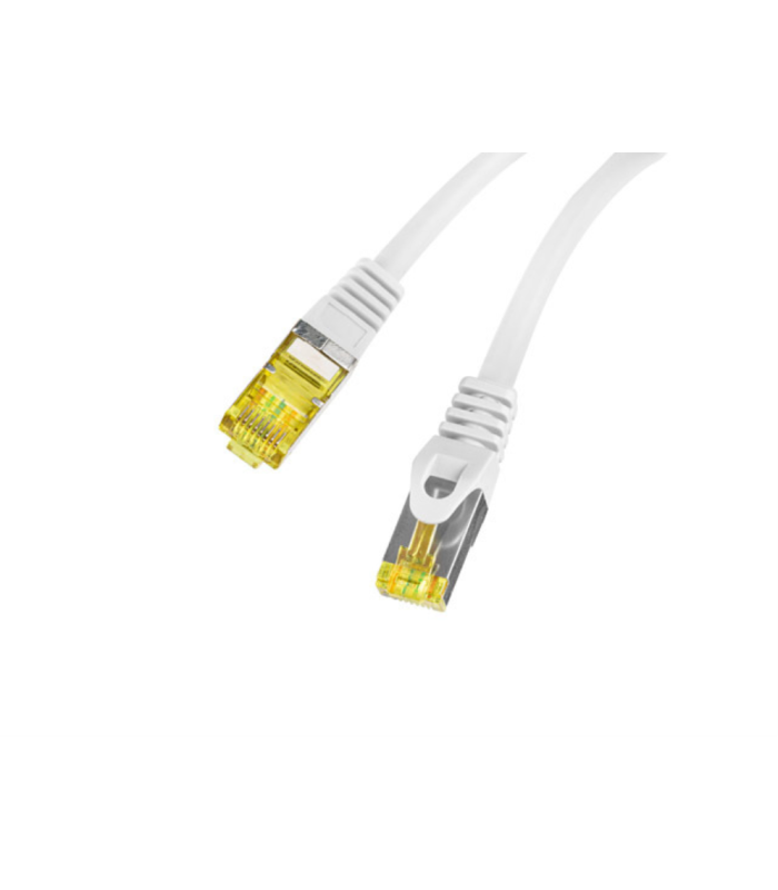 CABLE RED LANBERG LATIGUILLO CAT.6A S/FTP LSZH CU 10M GRIS FLUKE  PASSED