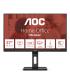 Monitor Profesional AOC 27E3QAF 27'  Full HD  Multimedia  Regulable En Altura  Negro