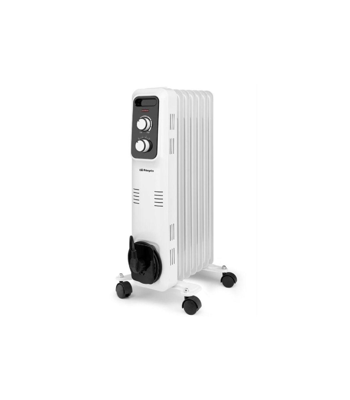 Radiador de Aceite Orbegozo RL 1500/ 3 Potencias/ 1500W/ 7 Elementos Calorficos