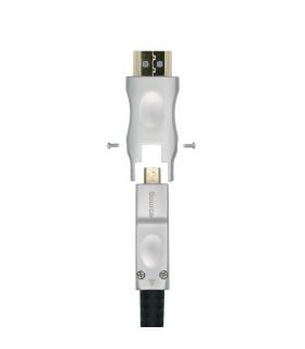 Cable HDMI 2.0 AOC 4K Desmontable Aisens A148-0510  HDMI Macho   D Macho - HDMI Macho  15m  Negro