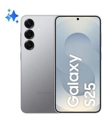Smartphone Samsung Galaxy S25 12GB  256GB  6.2'  5G  Gris
