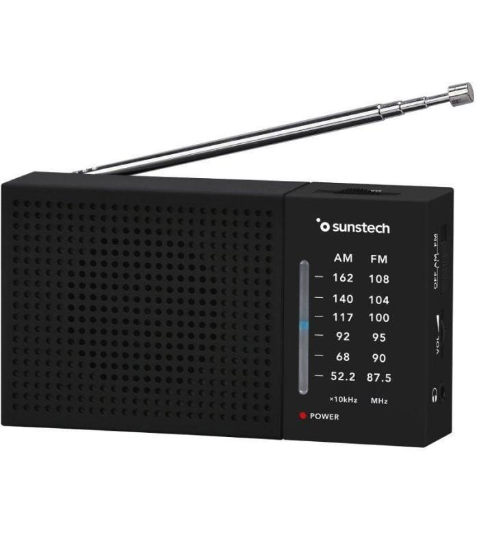 Radio Porttil Sunstech RPS412/ Negra