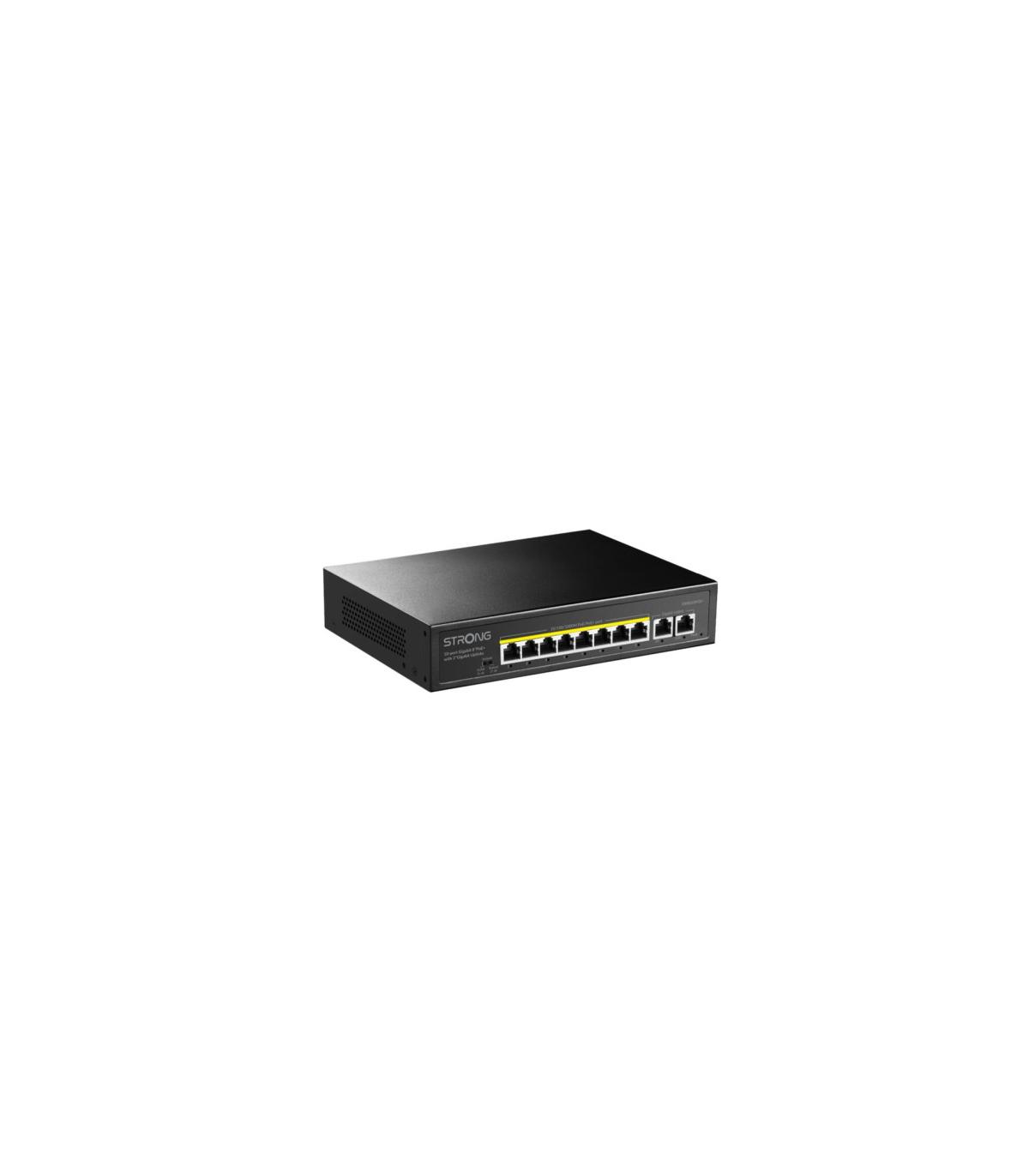 STRONG SWITCH 8 POE CON 2 ENLACES ASCENDENTES ETHERNET