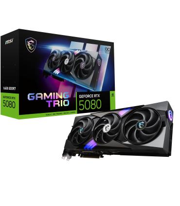 MSI GAMING GEFORCE RTX 5080 16G TRIO OC Tarjeta Grfica NVIDIA 16 GB GDDR7