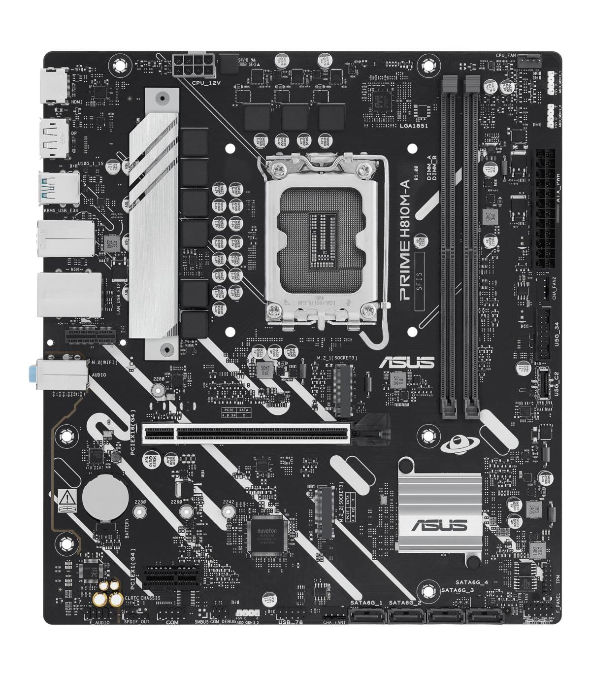 ASUS PRIME H810M-A-CSM Intel H810 LGA 1851 (Socket V1) Micro ATX