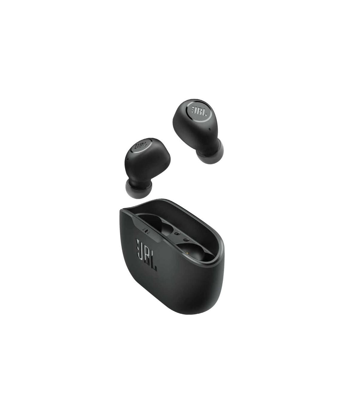 Auriculares Bluetooth JBL Vibe Buds Con Estuche De Carga  Autonoma 8h  Negros