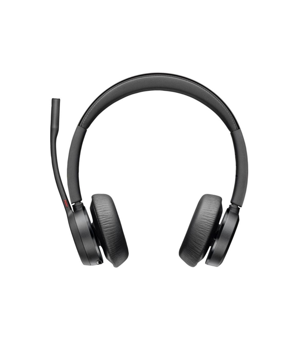 Auriculares Inalmbricos Poly Voyager 4320 para Microsoft Teams + Adaptador BT700/ con Micrfono/ Bluetooth/ Negros