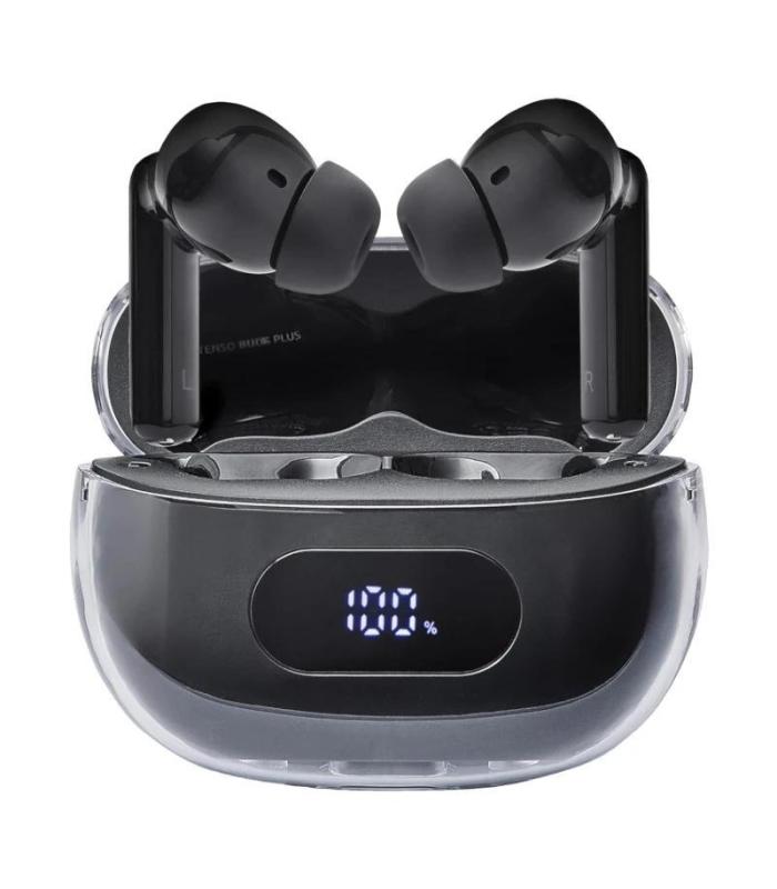 Intenso | Buds Plus Auriculares TWS ANC+ENC| Negro