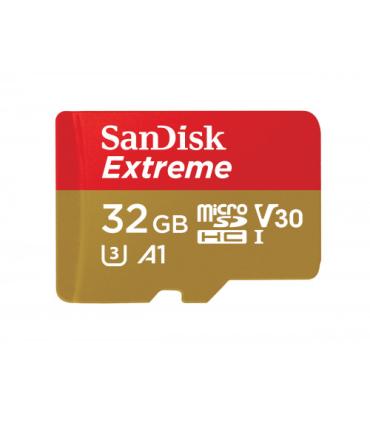 Sandisk Extreme memoria flash 32 GB MicroSDHC Clase 10 UHS-I